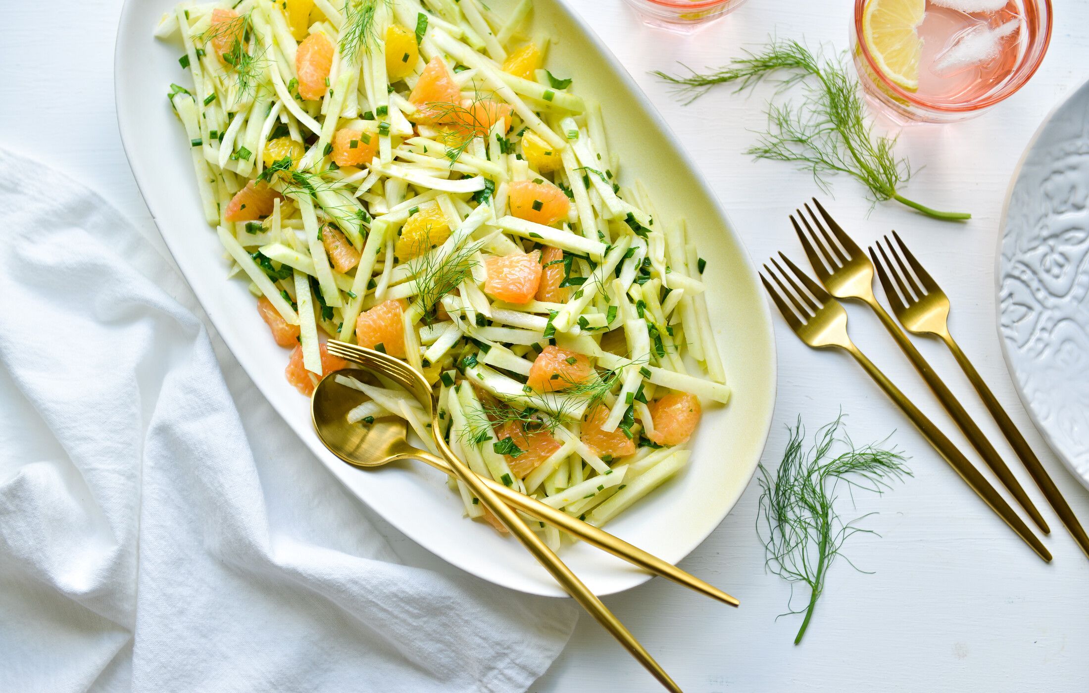 Kohlrabi, Fennel, and Citrus Slaw Nourishing Meals®